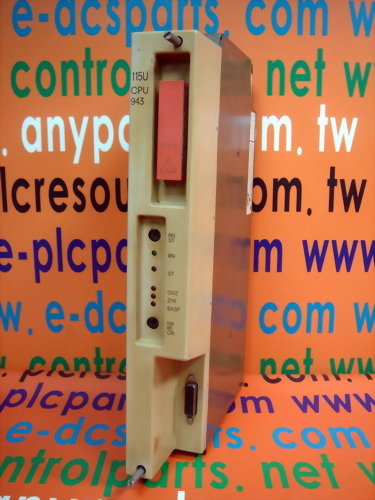 SIEMENS SIMATIC S5 PLC CENTRAL PROCESSING UNIT 6ES5 943-7UA11 6ES5943-7UA11
