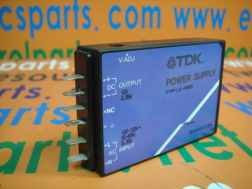 TDK POWER SUPPLY FMP12-R85 AC INPUT 100-120V 50-60HZ