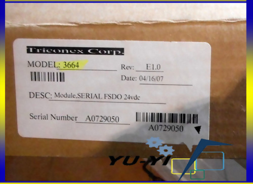 TRICONEX 3664 CPU MODULE 7400159-030