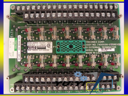 TRICONEX TERMINAL BOARD FOR 2553 7400056-310