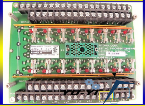 TRICONEX TERMINAL BOARD FOR 2553-8 7400056-380
