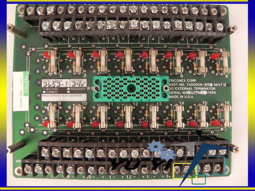 TRICONEX TERMINAL BOARD FOR 2652-1 7400058-310