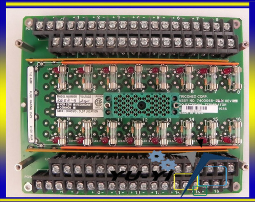 TRICONEX TERMINAL BOARD FOR 2652-9 7400058-390