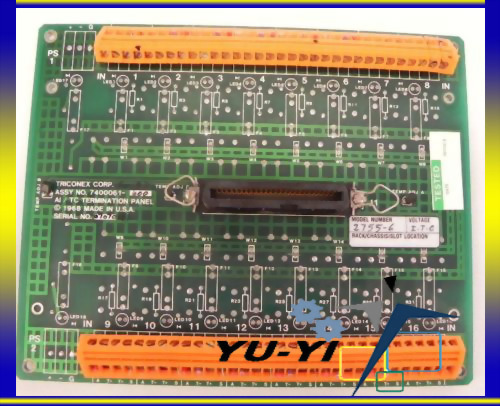 TRICONEX TERMINATION PANEL FOR 2755 7400061-600