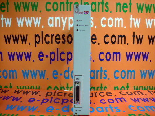 TEXAS INSTRUMENTS PLC TI MODEL 525 / 525-1102 505,CPU, SPARE/REPAIR ONLY