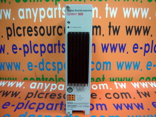TEXAS INSTRUMENTS SYSTEM 505 505-6660 POWER SUPPLY MODULE 505 110/220VAC 50/60HZ