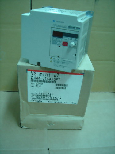 YASKAWA CIMR-J7AA23P7 INPUT:AC 3PHASE 200-230V 50/60Hz 24A