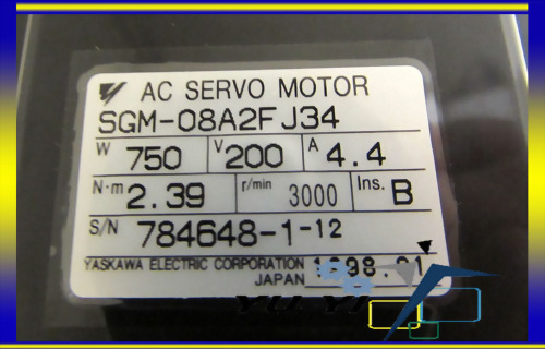 YASKAWA SGM-08A2FJ34
