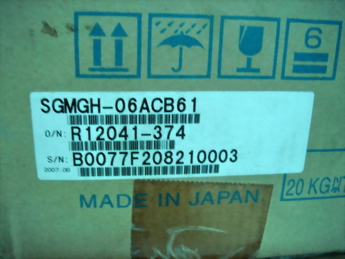 YASKAWA SGMGH-06ACB61