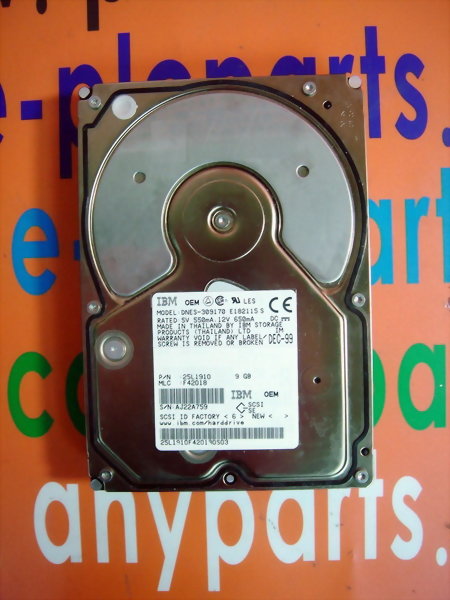 Disque Dur IBM DNES-309170 9GB 7200RPM 68-PIN 25L1910