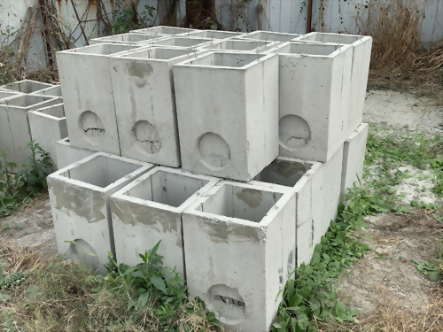 污水陰井 (導溝、平底)