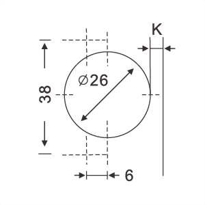 26 mm Clip-on Soft-closing Hinge 26 mm Clip-on Soft-closing Hinge