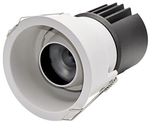 聚光 12W 窄邊框可調射燈 崁入孔7.5CM