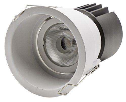 聚光 12W 窄邊框可調射燈 崁入孔7.5CM