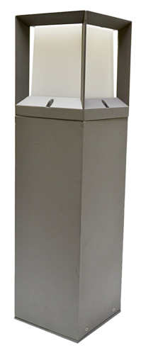 12W 方形庭園矮柱燈