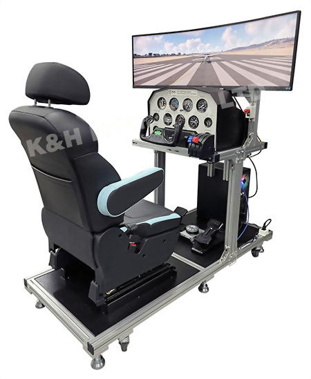 AT-F3001B Basic Model Flight Simulator and Visual System