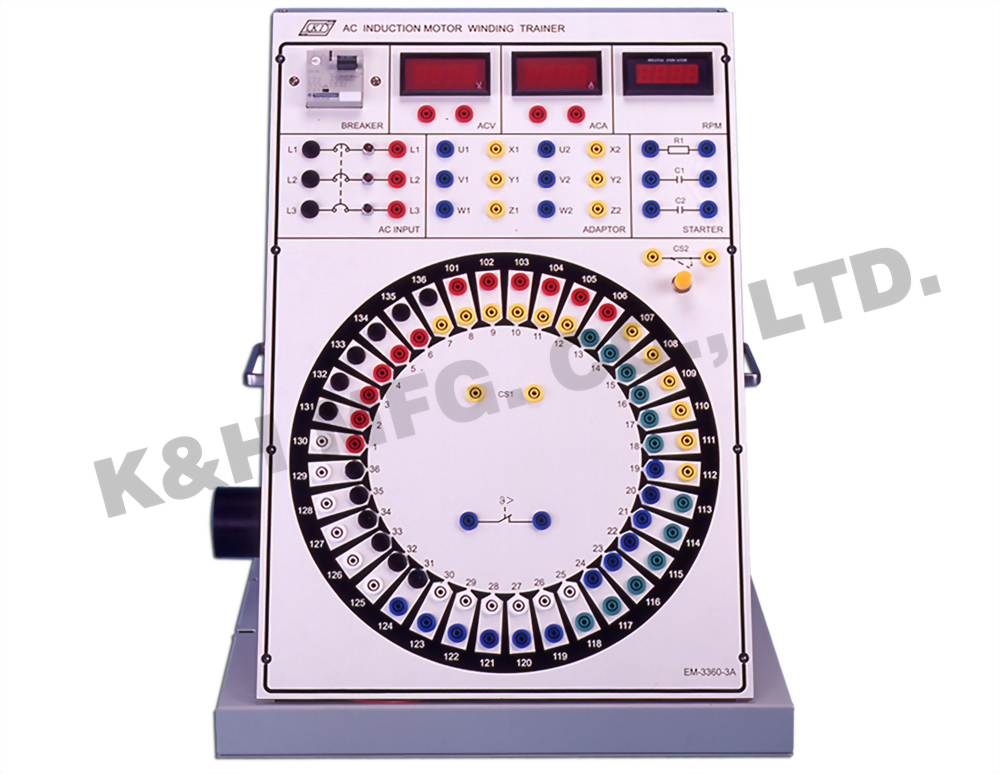 EM-3360 AC Induction Motor Winding Training System