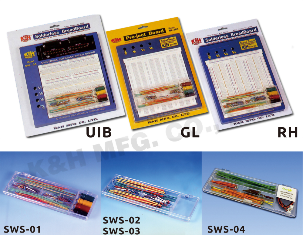 Optional Small Wire Set with Standard Breadboard Package