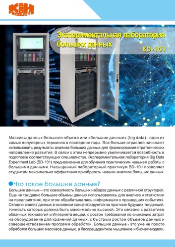 BD-101 ВВЕДЕНИЕ