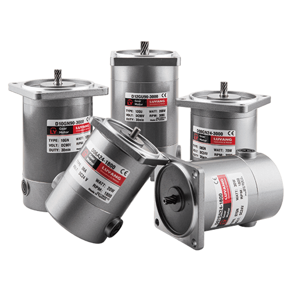 DC Motors - D05 / D06 / D07 / D08 / D10 / D12 / D18 - K Series