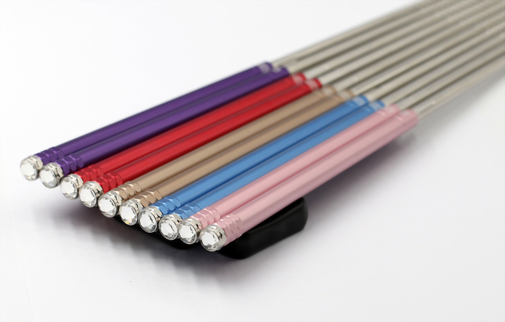 專利伸縮環保筷(五色套組)