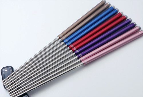 專利伸縮環保筷(五色套組)