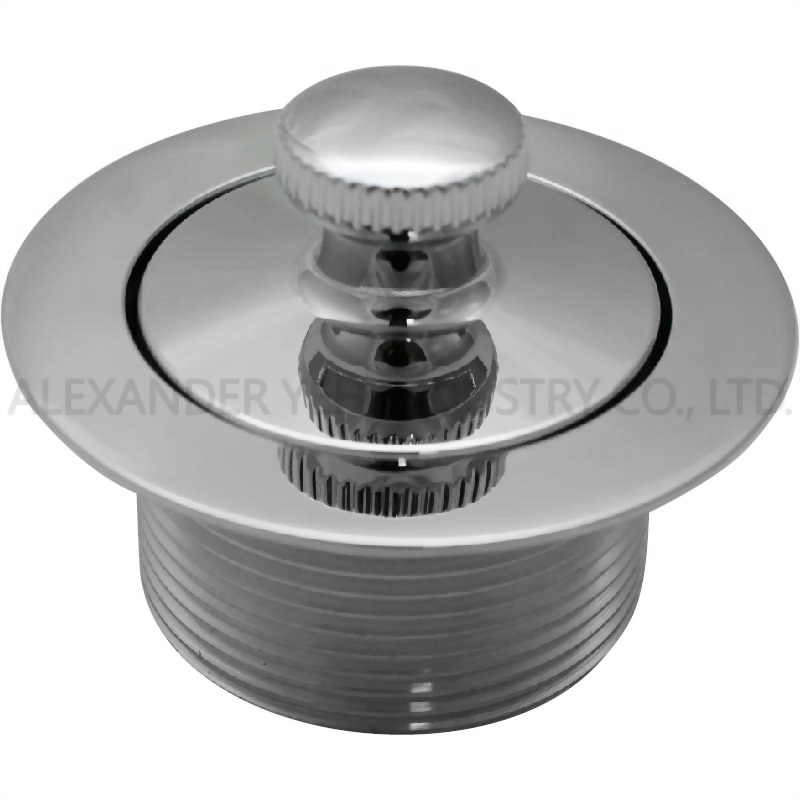 Push and Pull Bath Drain Assembly 1-1/4 inches Strainer and Stopper