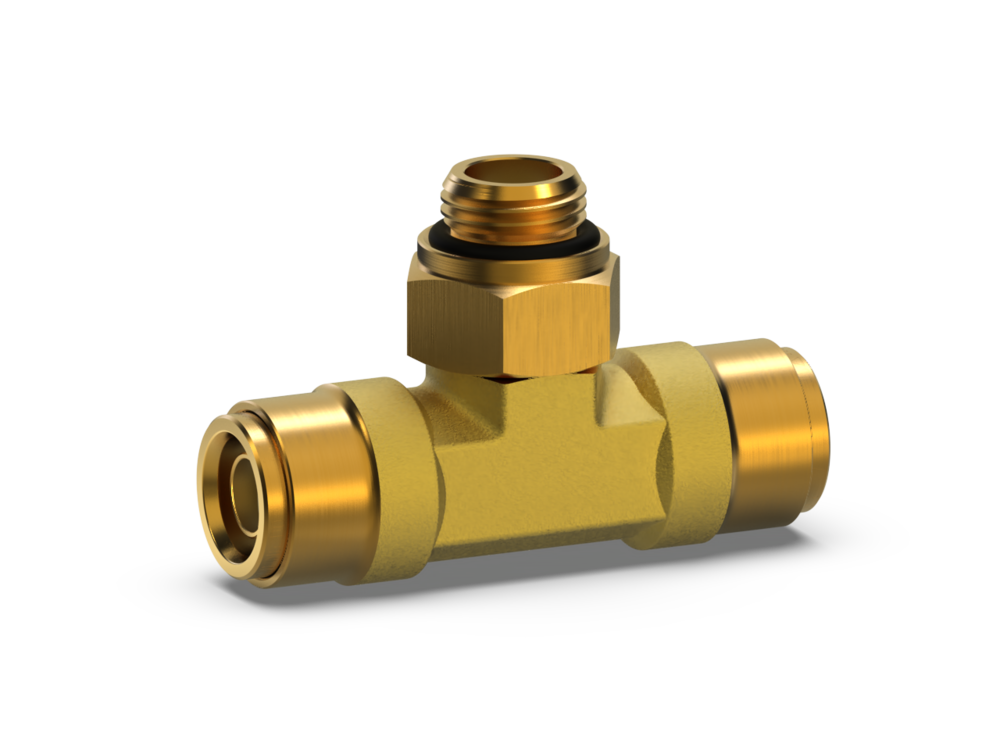 MALE BRANCH TEE - SWIVEL_METRIC