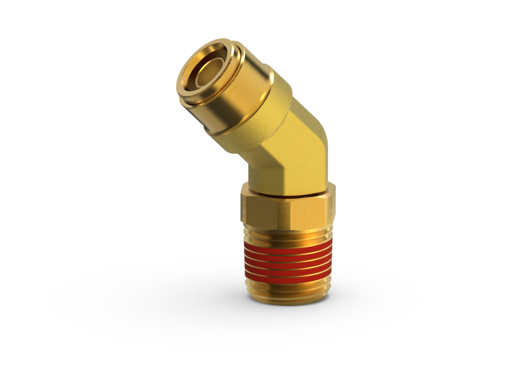 45° MALE ELBOW - SWIVEL