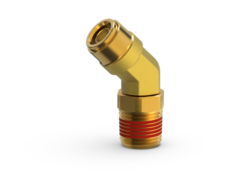 45° MALE ELBOW - SWIVEL