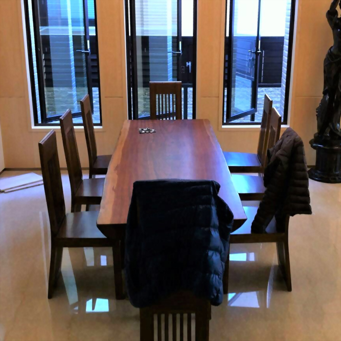 原木自然風餐桌