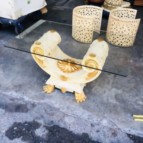 砂岩石大茶几