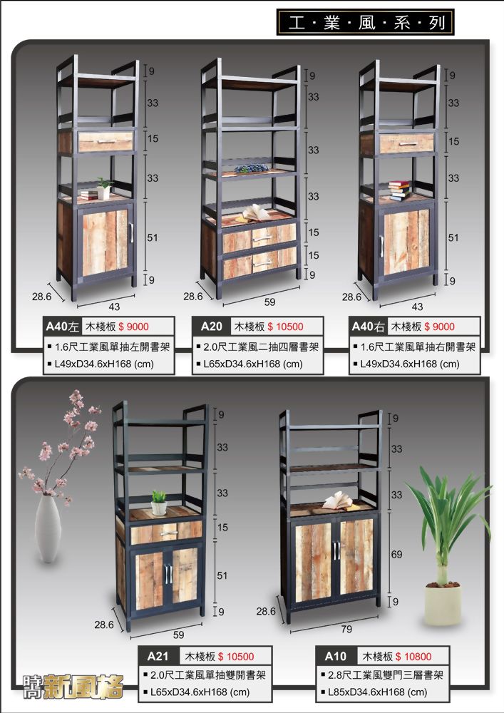 [新品發售] 工業風系列
