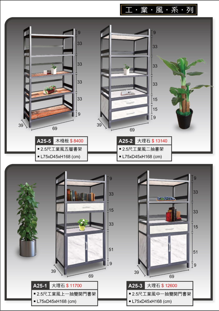 [新品發售] 工業風系列