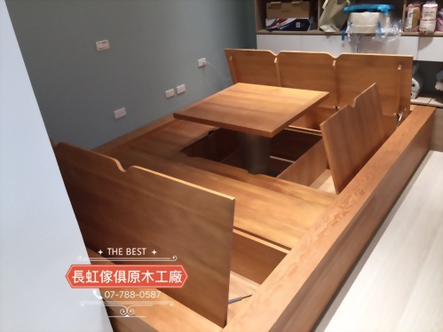 台南善化 黃公館[美檜升降式組合式和室床]