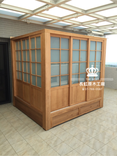 台中大肚張公館 [ 美檜組合式和室組+門 ]