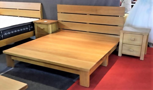 100%全原木(檜木整片板)床台