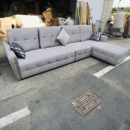 8892水立方L型布沙發