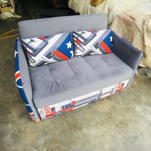 876-8雙人布沙發床