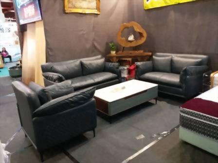 8935 1+2+3半牛皮沙發