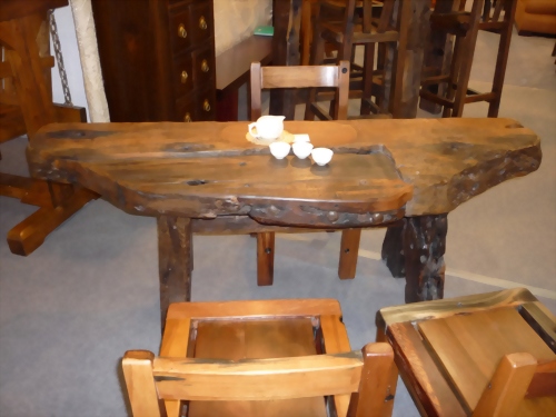 原木 自然風泡茶桌