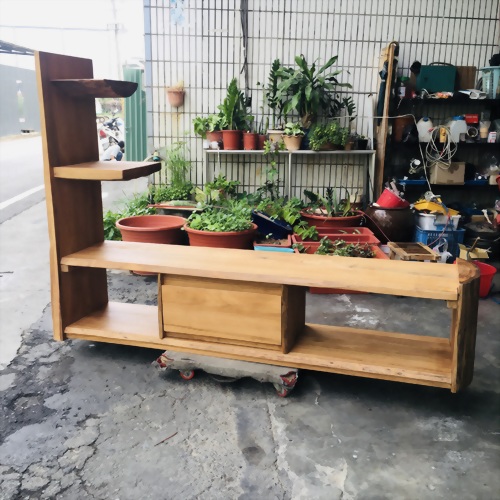 柚木電視展示櫃