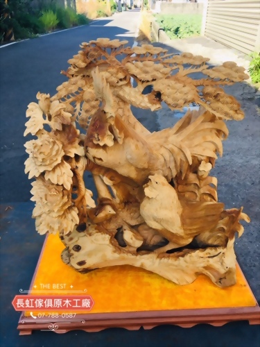 木雕-聚寶盆(橘05)