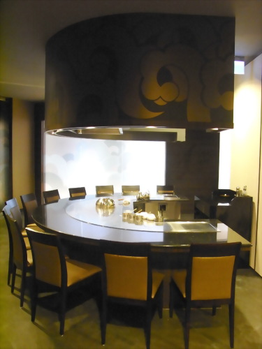 半圓形鐵板燒台-No.2