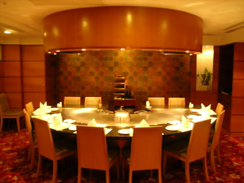 半圓形鐵板燒台-No.1