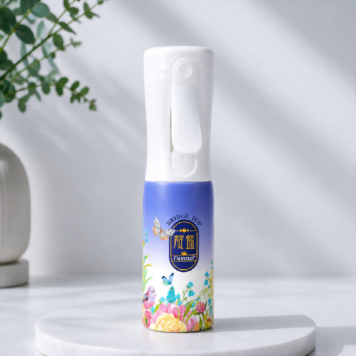 荷蘭續壓噴瓶 漸層染色花卉