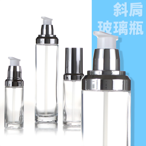 斜肩肩套玻璃瓶