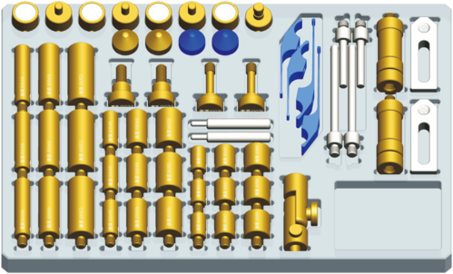 夾具系列A套裝:60件 (M8固件)