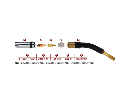 MIG槍頭23KD 24KD 36KD