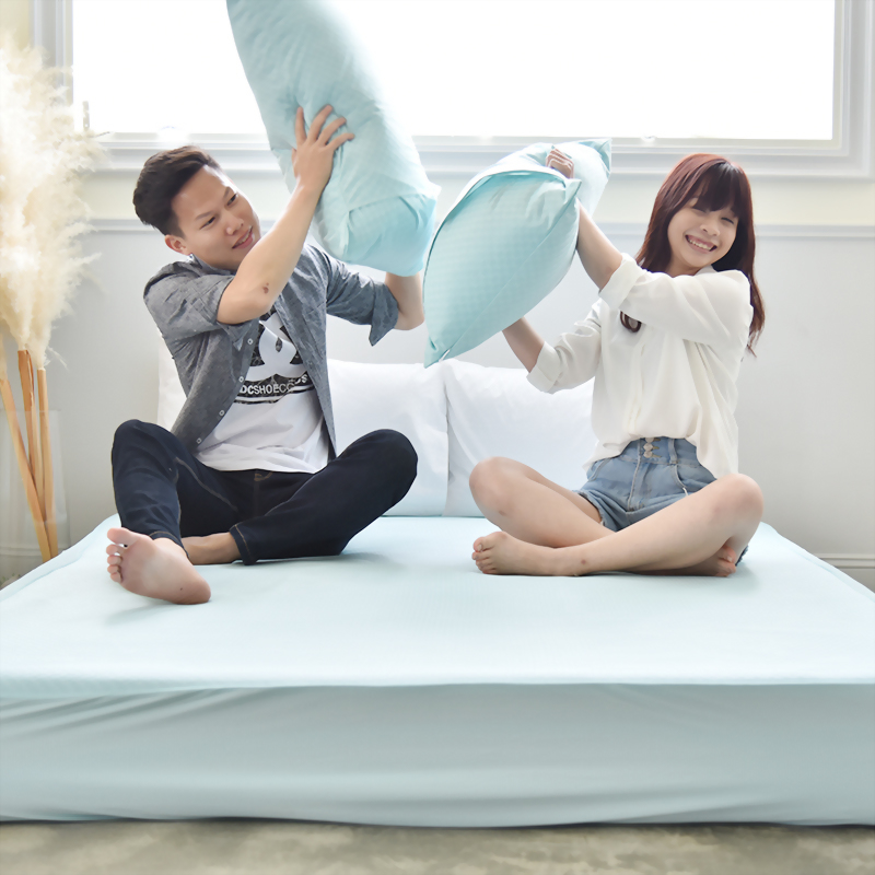 抗菌释压床包式凉感垫